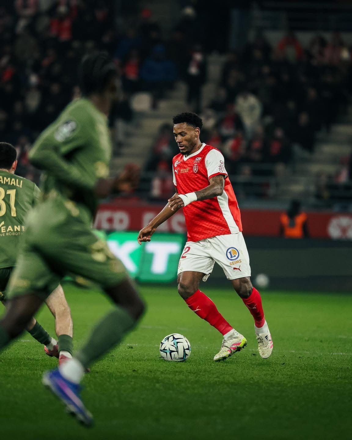 Reims : Samuel Kotto frappe fort dès sa première, les Rouge et Blanc gagnent à dix